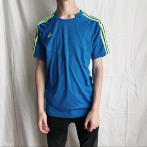 light blue adidas athletic tee • xl boys